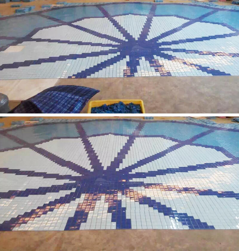 porcelain pool tiles for hotel project decoration
