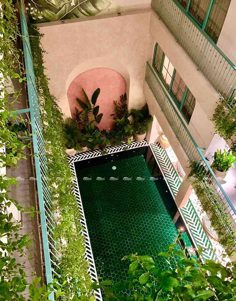 pool supplier high quality green tiles