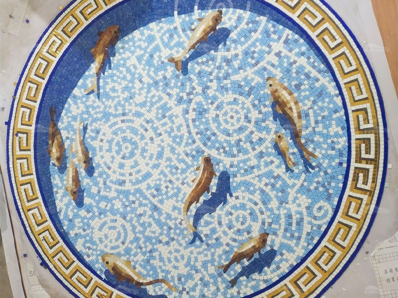 pool mosaic art