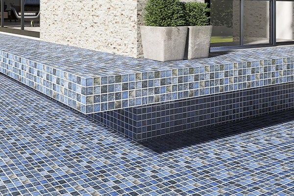 pool tile waterline