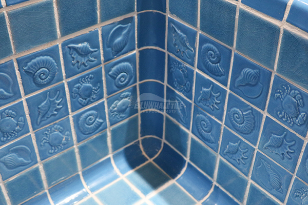 ceramic pool corner tile
