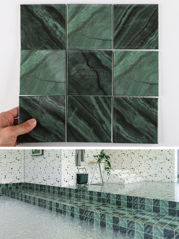 marble inkjet pool tile