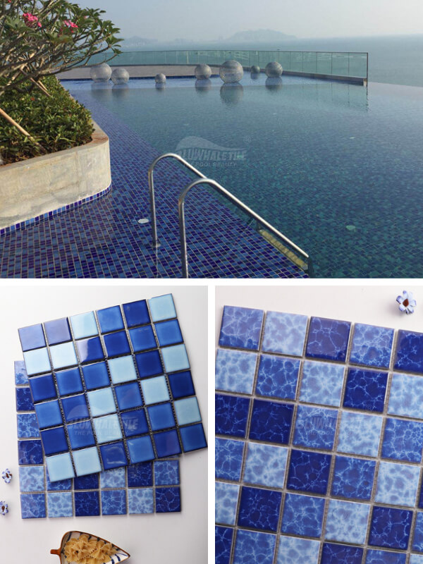 crystal glaze ceramic swimming pool tile supplier