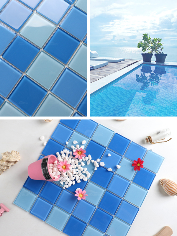 swimming pool mosaic tiles