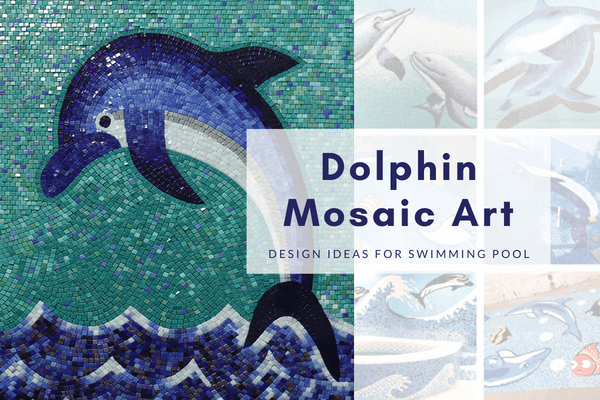 dolphin mosaic art
