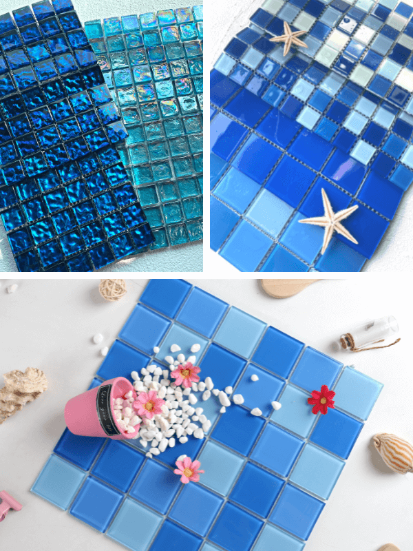 swimming pool glass tile