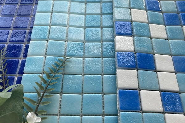 25x25 euro glass pool tile for spa project