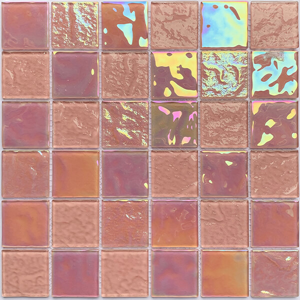 pink pool tile