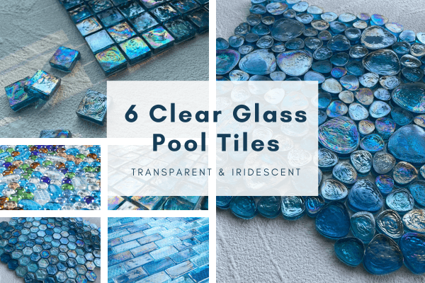 glass pool tile ideas