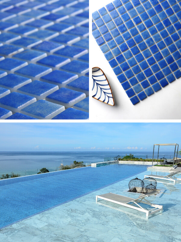 Euro Glass Mosaic Pool Tile