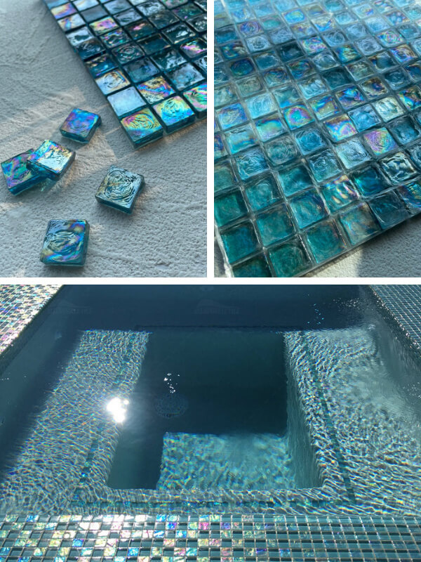 glass tile for pool