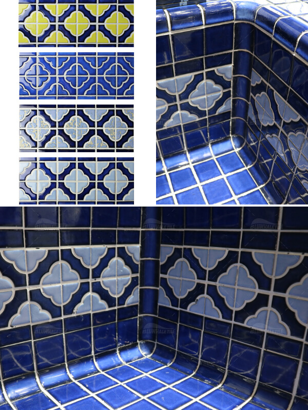 swimming pool waterline tiles