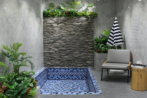 modern swimming pool tile