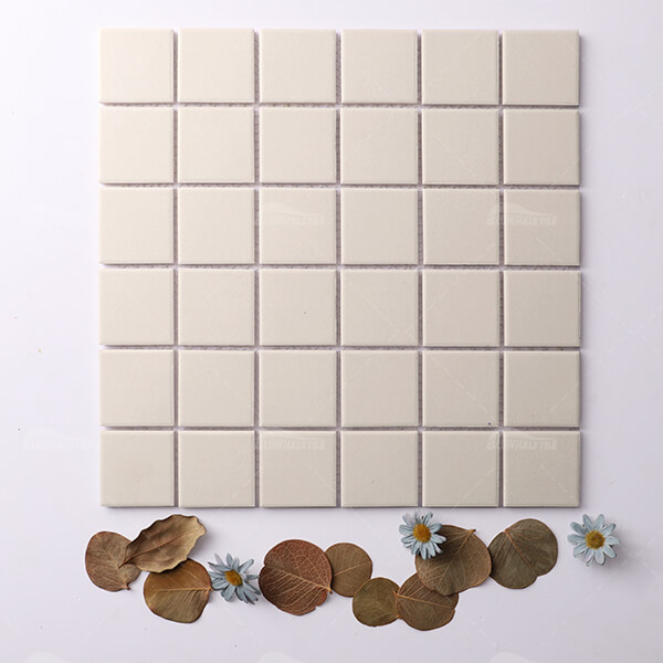 pool tiles white