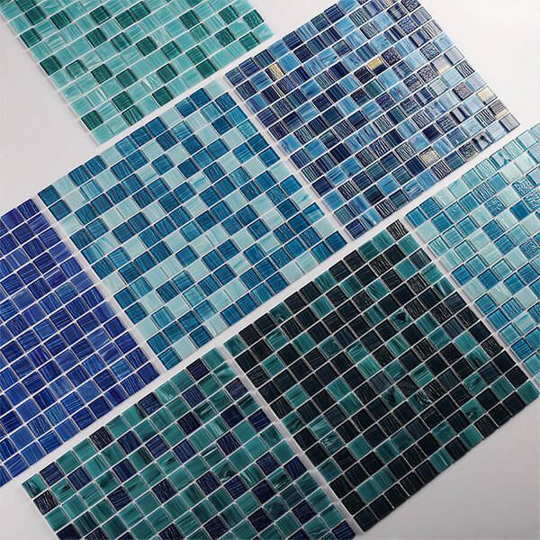 crystal glass mosaic tile swimming pool wholesale
