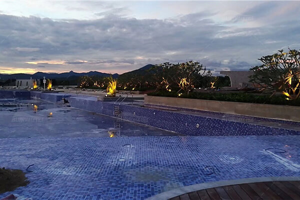 infinity rooftop swimming pool add lights to pool