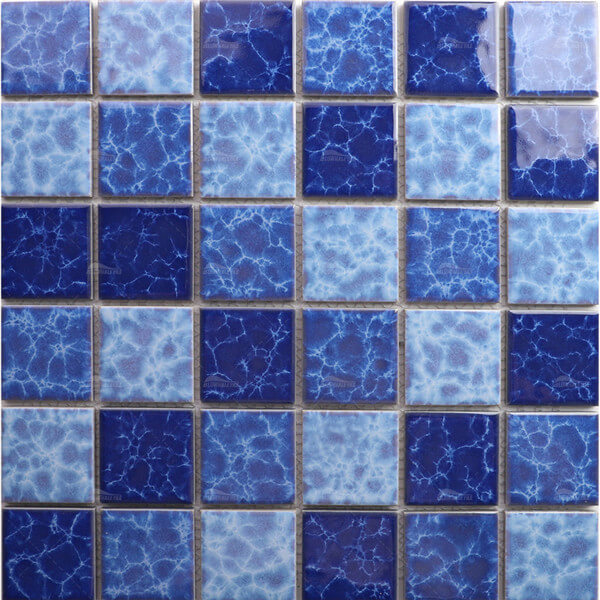 blossom series swimming pool ceramic tile 48x48mm