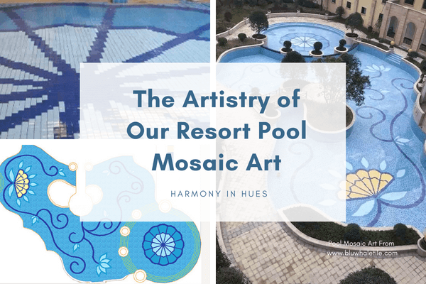 hotel pool mosaic art project