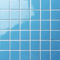 Classic Blue Glossy BCK626-Mosaicos cerâmicos, Mosaicos cerâmicos, Azulejos mosaicos de porcelana