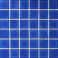 48x48mm Square Glossy Crystal Glazed Porcelain Dark Blue BCK635-Mosaic tiles, Ceramic mosaic tiles, Ceramic mosaic floor tiles