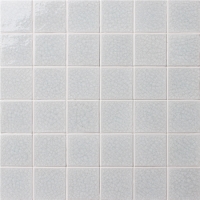 Craquelure blanche surgelée BCK204-Tuiles mosaïques, Tuiles en céramique blanche