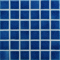 Frozen Blue Heavy Crackle BCK652-Tuiles de piscine, Tuiles de mosaïque en céramique, Rénovation de piscine en mosaïque