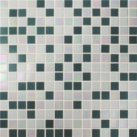 Chromatic Blue Mix BGE011-Mosaico de mosaico, Mosaico de vidro, Mosaico de vidro backsplash, Mosaico de vidro personalizado