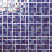 Azul iridescente do arco-íris BGC013-Telha de mosaico, Mosaico de vidro, Peças de mosaico de vidro, Backsplash de mosaico de vidro