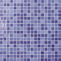 Mélange de bleu de jade BGC015-Tuile de mosaïque, Tuile de mosaïque de verre de piscine, Tuile de mosaïque de piscine de verre bleu, Tuile de piscine de verre
