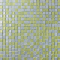 Square Yellow Blended BGC017-Pool tiles, Pool mosaic, Glass mosaic, Glass mosaic sheets