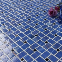 Роскошный синий Мельница BGZ016-Мозаика плитка, стеклянная мозаика, бассейн стеклянная мозаика плитка, синий ветряная стеклянная мозаика плитка