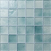 Cristal de vidrio BRK002-Azulejo de mosaico de cristal, mosaico cristalino del hielo de cristal, venta al por mayor del azulejo de cristal