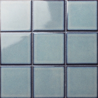 100x100mm Square Glossy Crystal Glazed Porcelain Aqua BCQ301-Ceramic mosaic, Ceramic mosaic tile, Ceramic mosaic tile backsplash 