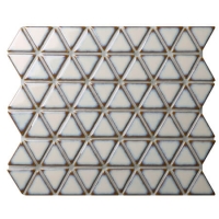 Triângulo cáqui BCZ929A-piso molhado telhas de mosaico, mosaico de parede azulejos da cozinha, porcelana mosaico telha backsplash