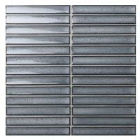 Bande de gris clair avec dot BCZ314Z-tuile en porcelaine mosaïque, acheter carreaux de mosaïque, carreaux de mosaïque grise salle de bains