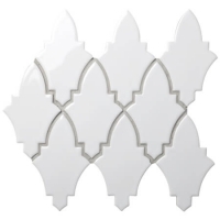 Escudo branco BCZ209Z-telha de mosaico marroquina, backsplash branco da telha de mosaico, telhas de mosaico no banheiro
