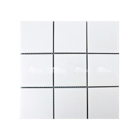 97x97mm Square Matte Porcelain White BCM203B-swimming pool mosaic tile, classic pool tile, outdoor swimming pool tiles