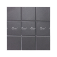 97x97mm Square Matte Porcelain Dark Grey BCM901B-swimming pool supplies, mosaic tile backsplash, mosaic wall tiles