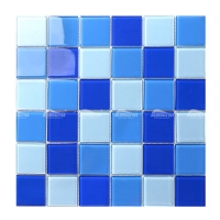 Verre de cristal BGK003F2-carreaux de verre pour piscines, tuiles pour piscine, piscine