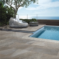 20mm Pool Deck ZME6303-2-terrasse de piscine de tuiles de porcelaine, tuiles extérieures de porcelaine de 2cm, tuiles de porcelaine de finition mat