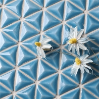 Выпуклые Мини-звезда ЗОБ1608-плитка стен треугольника, поставкы плитки бассеин, идеи плитки ванной комнаты мозаики