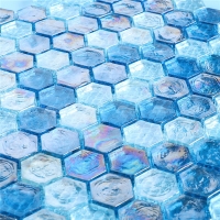 Azulejo de vidrio iridiscente GZOF1602-azulejos de vidrio iridiscentes, azulejos iridiscentes de la piscina de vidrio, spa de azulejos de vidrio