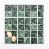 48x48mm Square Porcelain Marble Look Ink-Jet KGF8701-pool tile company, marble pattern pool mosaic, 1x1 pool mosaic tile