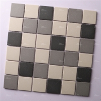 48mm Full Body Unglazed KOF6006-tile wholesale,mix gray unglazed mosaic,matt floor mosaic,unglazed porcelain floor mosaic tile