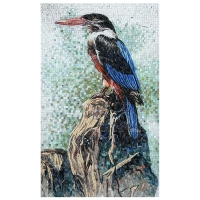 Glass Bird Pattern Mosaic Art ZGH2009-mosaic art tile, mosaic pattern, mosaic art supply