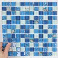 Glass Resin Mother of Pearl GHGH8601-resin mosaic, mother of pearl glass tile, wholesale tile warehouse