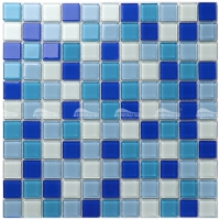 Crystal Glass Blue BGI007F2-glass pool tiles，glass swimming pool tiles，glass swimming pool tiles