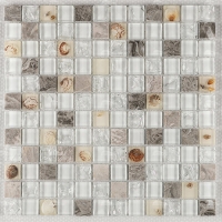Stone mix Glass Conch Resin Tile GHGH8902-pool tile,resin tiles,shell mosaic tiles,swimming pool tile supply