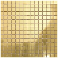 15*15mm Square Glass Gold GCGL5901-pool mosaic,gold pool tile,glass pool tile suppliers