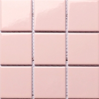 97x97mm Square Glossy Porcelain Pink CMM401BT-pool mosaic tiles,pink mosaic tiles,swimming pool tiles supplier